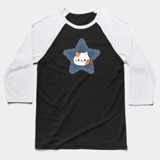 Cat star Baseball T-Shirt